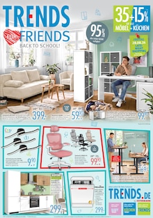 Küche im Trends Prospekt "TRENDS FOR FRIENDS - BACK TO SCHOOL" mit 8 Seiten (Wuppertal)