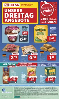 Kartoffeln im combi Prospekt "Markt - Angebote" mit 33 Seiten (Osnabrück)