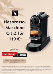 Nespresso Prospekt für Erding: "Nespresso-Maschine CitiZ für 119€*", 1 Seite, 24.03.2025 - 01.04.2025