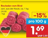 Rouladen vom Rind für 1,69 € bei Netto Marken-Discount im Angebot Rouladen vom Rind im aktuellen Netto Marken-Discount Prospekt