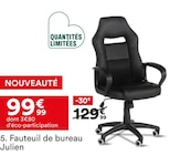 Fauteuil de bureau Julien en promo chez But Thionville à 99,99 €
