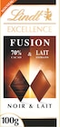 Chocolat Excellence Fusion Noir 70% et Lait - LINDT dans le catalogue Intermarché Hyper