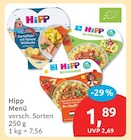 Menü Kartoffeln mit feinem Wildlachs und Karotten von Hipp für 1,89 € bei budni im Angebot Menü Kartoffeln mit feinem Wildlachs und Karotten von Hipp im aktuellen budni Prospekt