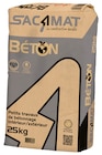 Béton empreinte carbone réduite - SACAMAT - Weldom Béton empreinte carbone réduite - SACAMAT à 3,99 € dans le catalogue Weldom