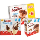 SUR TOUS LES CÔNES ET BATONNETS GLACÉS - KINDER en promo chez Carrefour Bordeaux