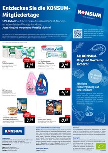 Waschmittel im Konsum Prospekt "Preisparade" mit 12 Seiten (Dresden)