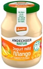 Joghurt mild Mango im REWE Prospekt Joghurt mild Mango von Andechser Natur im aktuellen REWE Prospekt für 2,19 €