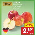 Aktuelles Äpfel rot Angebot bei Netto Marken-Discount in Oberhausen ab 2,89 €