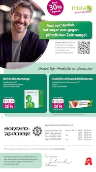 Aktueller mea - meine apotheke Prospekt für Stockheim und Ungebung, Seiten zum blättern mea - meine apotheke Prospekt Unsere November-Angebote mit Seiten in Stockheim und Umgebung