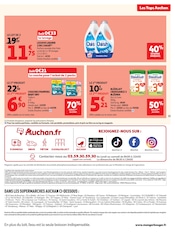 Promos Lessive dans le catalogue "LES TOPS" de Auchan Supermarché Lessive en promo dans le catalogue Auchan Supermarché à la page 15