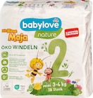 Windeln Die Biene Maja Gr. 2 Mini (3-6 kg) im Angebot bei dm-drogerie markt in Aachen Windeln Die Biene Maja Gr. 2 Mini (3-6 kg) Angebote von babylove nature bei dm-drogerie markt Aachen für 4,55 €