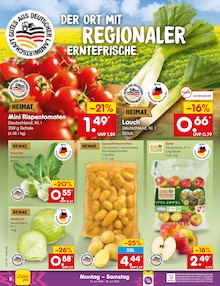 Tomaten im Netto Marken-Discount Prospekt "Aktuelle Angebote" mit 73 Seiten (Bonn)