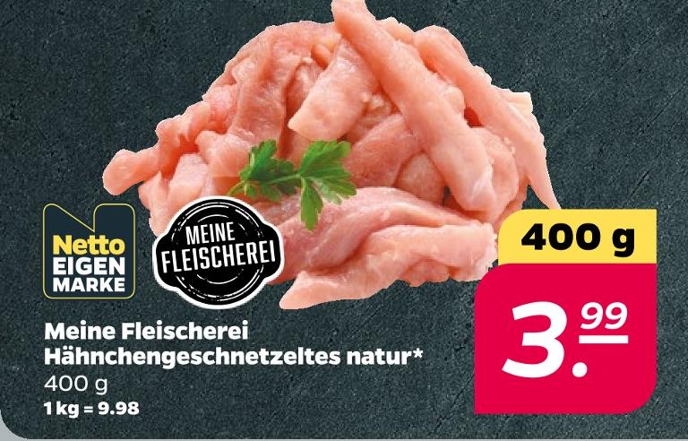 Hähnchengeschnetzeltes natur