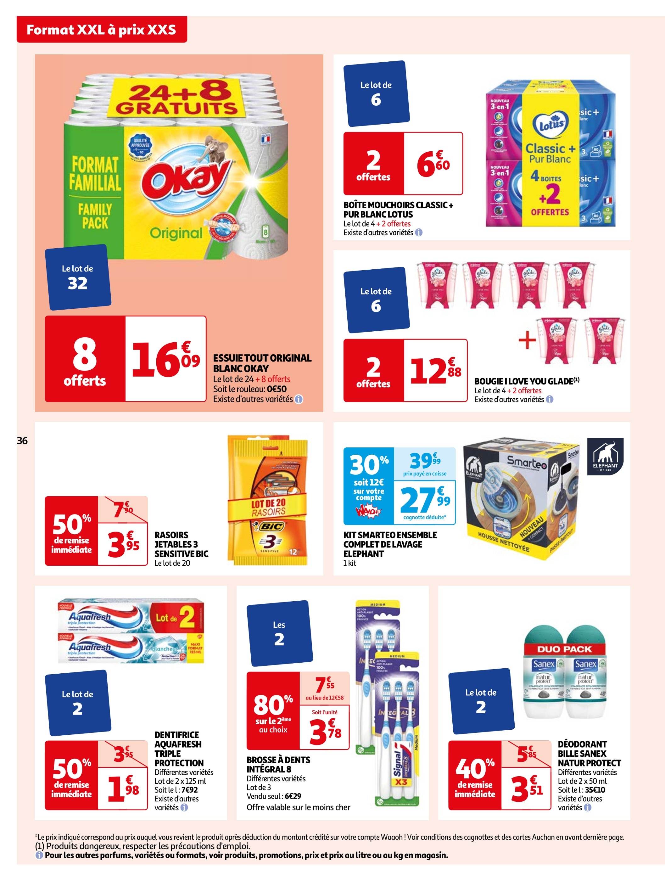 Essuie-Tout Auchan ᐅ Promos et prix dans le catalogue de la semaine