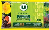 Terreau horticole et rempotage - U - U Express à Limoges Terreau horticole et rempotage - U en promo chez U Express Limoges à 11,38 €