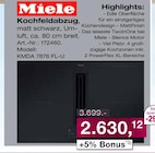 Kochfeldabzug von Miele im aktuellen Möbel Inhofer Prospekt für 2.630,12 €