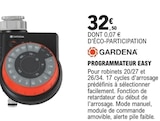 Programmateur Easy - Gardena - E.Leclerc Programmateur Easy - Gardena à 32,50 € dans le catalogue E.Leclerc