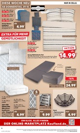 Bettdecke im Kaufland Prospekt in Celle Aktueller Kaufland Prospekt mit Bettdecke, "EXTRA-ANGEBOTE", Seite 6