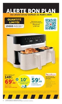 Catalogue Hyper U de la semaine "-50% DE REMISE IMMÉDIATE SUR LE 2ÈME PRODUIT AU CHOIX" avec 28 pages, valide du 17/03/2026 au 29/03/2026 pour Abbeville et alentours Prospectus Hyper U de la semaine "-50% DE REMISE IMMÉDIATE SUR LE 2ÈME PRODUIT AU CHOIX" avec 28 pages, valide du 17/03/2026 au 29/03/2026 pour Abbeville et alentours