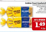 Vollkorn oder American Angebote von Golden Toast bei Marktkauf Görlitz für 1,49 €