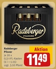 Pilsner Angebote von Radeberger bei REWE Nürnberg für 11,49 €