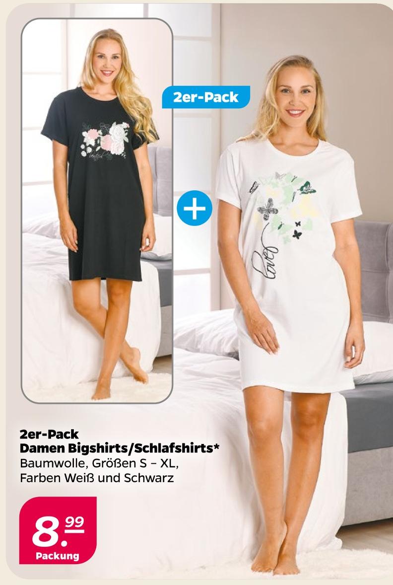 Damen Bigshirts/Schlafshirts