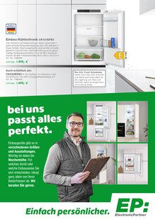 Kühlschrank im aktuellen EP: Prospekt (Erftstadt) Kühlschrank im EP: Prospekt "Constructa - EINFACH GUT GEMACHT." mit 8 Seiten (Erftstadt)