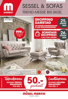 Möbel Martin Prospekt SESSEL & SOFAS mit 24 Seiten