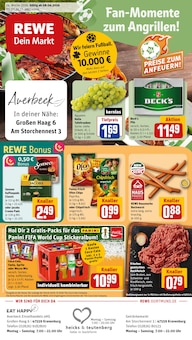 REWE Kranenburg Prospekt der aktuellen Woche, gültig von 08.06.2026 bis 13.06.2026 Aktueller REWE Kranenburg Prospekt "Dein Markt" mit 30 Seiten