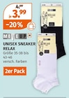 UNISEX SNEAKER RELAX Angebote von MOVE UP bei Müller Kaufbeuren für 3,99 €
