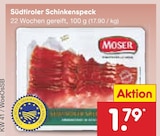 Aktuelles Südtiroler Schinkenspeck Angebot bei Netto Marken-Discount in Saarbrücken ab 1,79 €