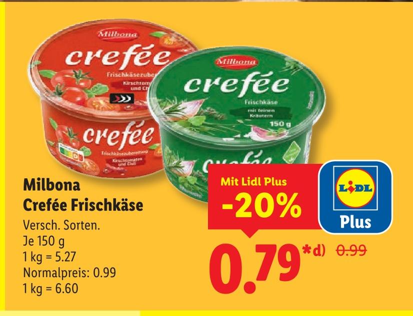 Crefée Frischkäse