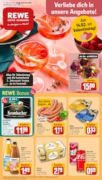 Aktueller REWE Prospekt, "Dein Markt", mit Angeboten der Woche, gültig von 09.02.2026 bis 09.02.2026