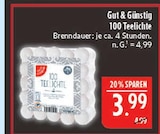 100 Teelichte Angebote von Gut & Günstig bei Marktkauf Plauen für 3,99 €
