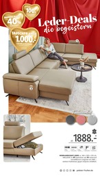 Wohnlandschaft im Polstermöbel Fischer Prospekt "Spektakuläre Neueröffnung" auf Seite 10