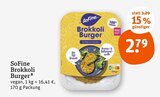 Brokkoli Burger Angebote von SoFine bei tegut Nürnberg für 2,79 €