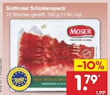 Aktuelles Südtiroler Schinkenspeck Angebot bei Netto Marken-Discount in Regensburg ab 1,79 €