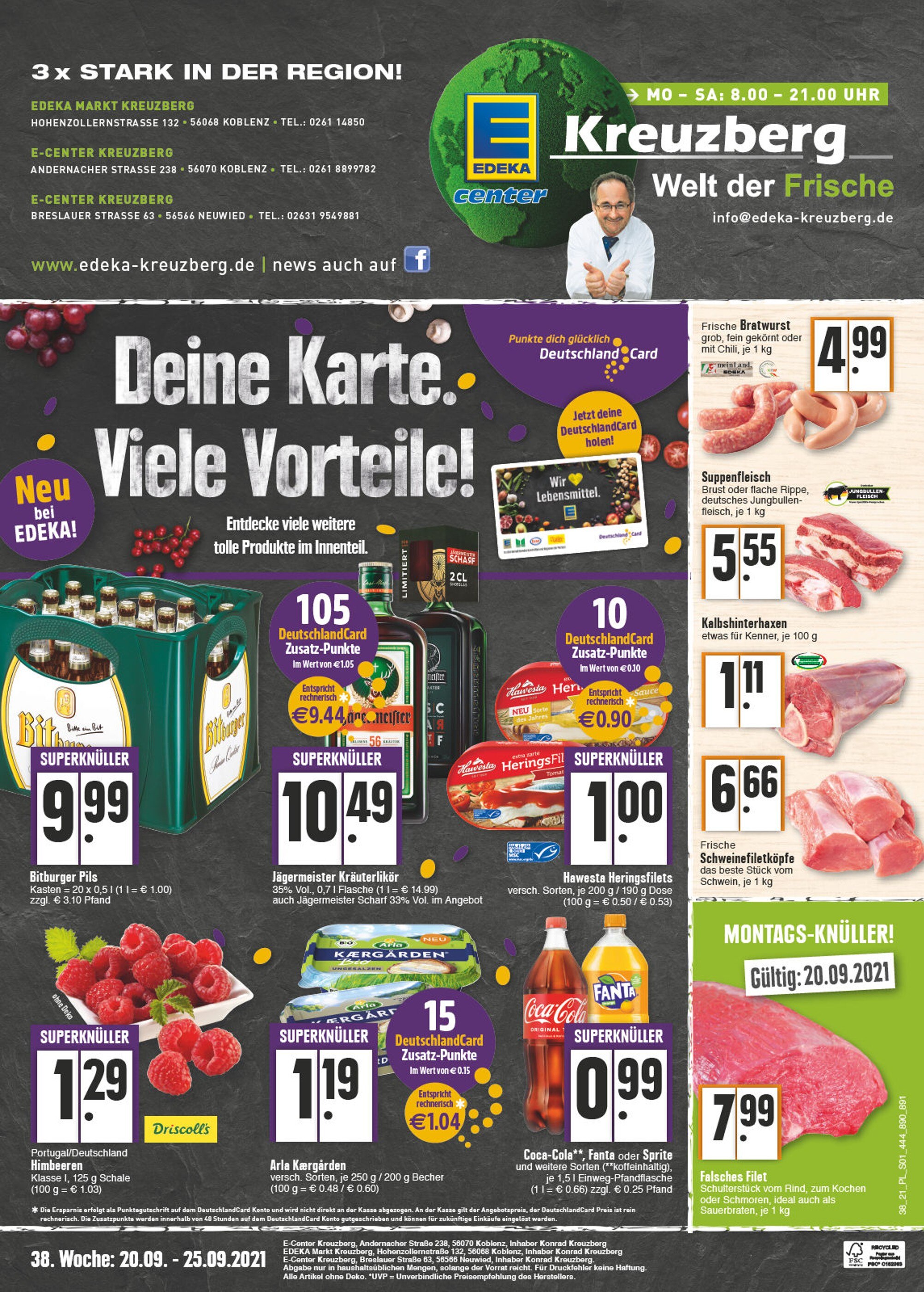 E center Prospekt "Aktuelle Angebote", 24 Seiten, 20.09.2021 - 25.09.2021 E center Prospekt "Aktuelle Angebote", 24 Seiten, 20.09.2021 - 25.09.2021