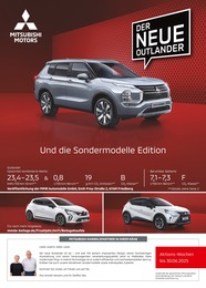 Aktueller Mitsubishi Prospekt, "Mitsubishi Angebote", mit Angeboten der Woche, gültig von 22.03.2025 bis 22.03.2025