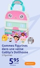 Gommes figurines dans une valise - Gabby's Dollhouse à 5,95 € dans le catalogue Action