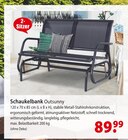 Schaukelbank Outsunny im Angebot bei bauSpezi in Heilbronn Schaukelbank Outsunny Angebote bei bauSpezi Heilbronn für 89,99 €