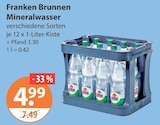 Mineralwasser von Franken Brunnen im aktuellen V-Markt Prospekt für 4,99 €