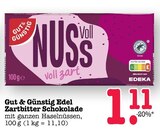 Edel Zartbitter Schokolade im Angebot bei E center in Baden-Baden Edel Zartbitter Schokolade Angebote von Gut & Günstig bei E center Baden-Baden für 1,11 €