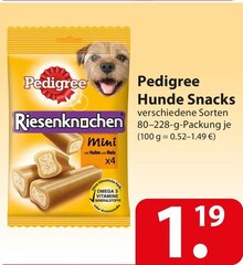 Pedigree Hunde Snacks bei famila Nordost in Elmshorn Pedigree Hunde Snacks im Angebot bei famila Nordost Elmshorn für 1,19 €