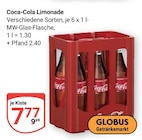 Aktuelle Coca Cola Angebote bei GLOBUS in Nettetal Aktuelles Coca-Cola Angebot bei GLOBUS in Nettetal ab 7,77 €