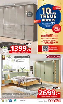 Kleiderschrank im aktuellen Segmüller Prospekt (München) Kleiderschrank im Segmüller Prospekt "100 Jahre Jubiläumsfinale bei Segmüller" mit 40 Seiten (München)