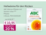 Wärme-Pflaster mit Sensitiv-Vlies bei mea - meine apotheke im Prospekt "" für 10,95 €