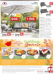 Gartenmöbel im XXXLutz Möbelhäuser Prospekt "NR. 1 BEIM PREIS" mit 24 Seiten (Aachen)