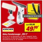 Akku-Fenstersauger "WV 2" Angebote von KÄRCHER bei toom Baumarkt Darmstadt für 49,99 €