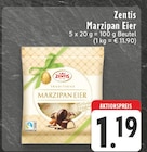 Aktuelles Zentis Marzipan Eier Angebot bei EDEKA in Wuppertal ab 1,19 €